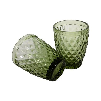 КОМПЛЕКТ 6 СТЪКЛЕНИ ЧАШИ ЗА УИСКИ GREEN