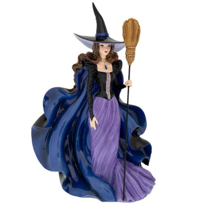 ДЕКОР ОТ ПОЛИРЕЗИН ВЕЩИЦА С МЕТЛА 31,5Х18Х46СМ