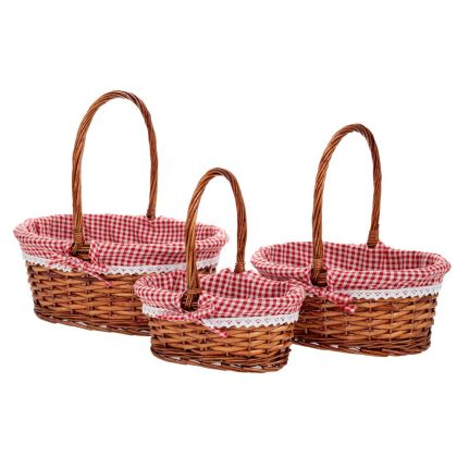 КОМПЛЕКТ 3 КОШНИЦИ 35X25X14 38-30X20X12 30-25X12X10 25CM