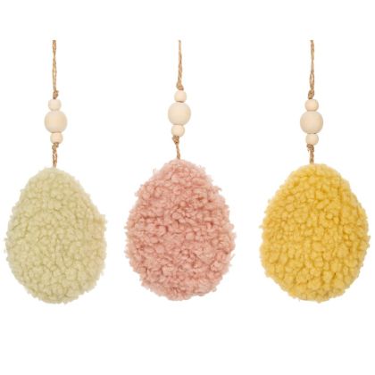 КОМПЛЕКТ 3 ЯЙЦА ЗА ОКАЧВАНЕ, ОТ ПЛАТ 8Х10СМ