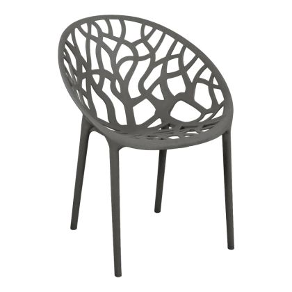 Daren pp стол в цвят антрацит 59x60x79.5cm