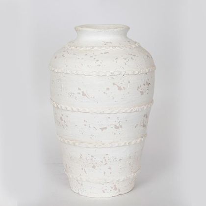 ВАЗА, БЯЛА, 22.5x22.5x35.5cm