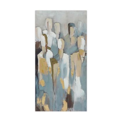 КАРТИНА PEOPLES 35532 СИВО-БЕЖОВО-БЯЛО-НЕБЕСИНО 70X3X140CM