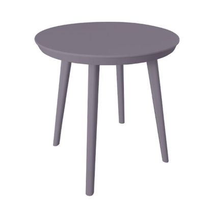 КРЪГЛА ГРАДИНСКА МАСА С ABS ПОВЪРХНОСТ FL8871 СИВ ЦВЯТ 50X52CM