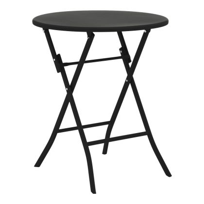 Маса Albero цвят тъмно сив метал D60x70см