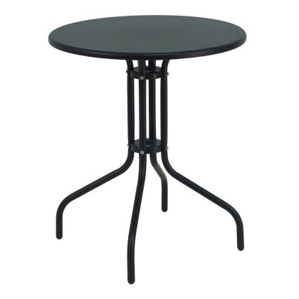 Маса Vergo тъмно сива метална D60x70см