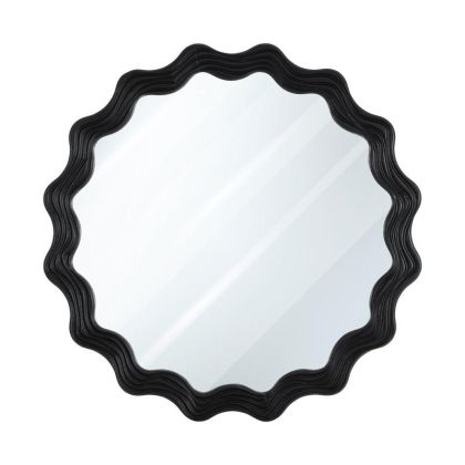 ОГЛЕДАЛО С МДФ РАМКА FL03123 ЦВЯТ ЧЕРЕН 80СМ