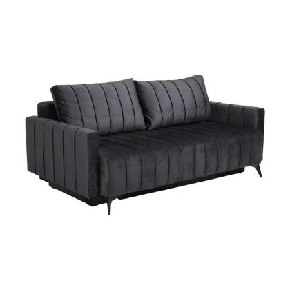 РАЗТЕГАТЕЛЕН ДИВАН COMFORT СИВ ЦВЯТ 235X104X80СМ