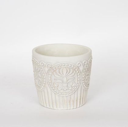 САКСИЯ, СИВА, С ДИЗАЙН, 17,5x17,5x16см