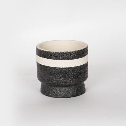 САКСИЯ, ЦИМЕНТ, ЧЕРНО И БЯЛО, 14x14x13см