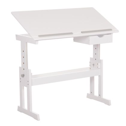 ДЕТСКО БЮРО ЗА РИСУВАНЕ ASCENT HM18289 MDF В БЯЛО 109x55x87.5Hcm.