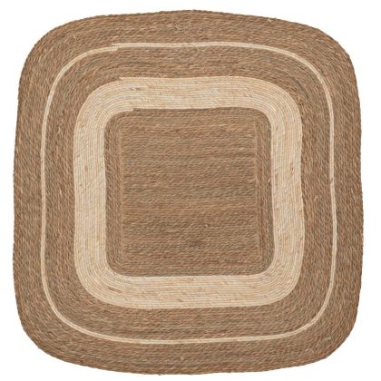 КВАДАТЕН КИЛИМ НАТУРАЛНО ВЪЖЕ 180Х180СМ