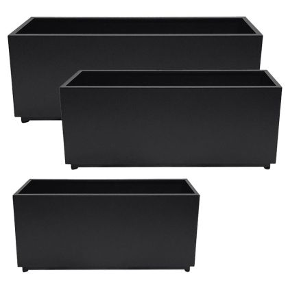 КОМПЛЕКТ МЕТАЛНИ САКСИИ- L:120X35X50, M:100X30X45, S:80X25X40CM