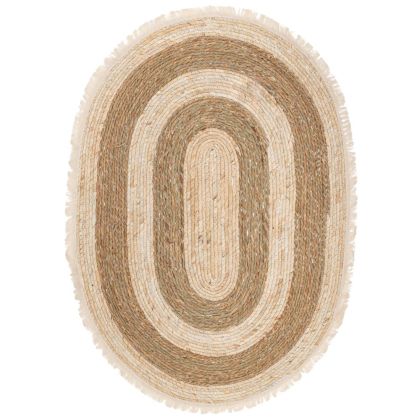 ОВАЛЕН КИЛИМ НАТУРАЛНО ВЪЖЕ 80Х120СМ