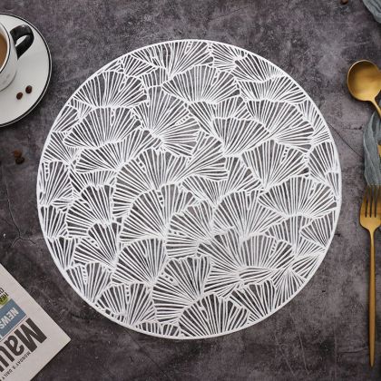 ПОДЛОЖКА СРЕБЪРНО ГИНКОБИЛОБА 38СМ