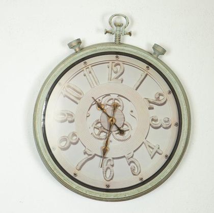 СТЕНЕН ЧАСОВНИК, PL, СЪС Зъбно колело, АНТИЧЕН, ЕКРЮ-БЕЖОВ-ЧЕРЕН, 61x71.5x7.8cm