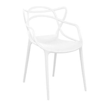 ГРАДИНСКИ СТОЛ ОТ ПОЛИПРОПИЛЕН FL15 С UV ЗАЩИТА, БЯЛ ЦВЯТ, 54X56X83СМ