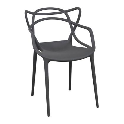 ГРАДИНСКИ СТОЛ ОТ ПОЛИПРОПИЛЕН FL15 С UV ЗАЩИТА, СИВ ЦВЯТ, 54X56X83СМ