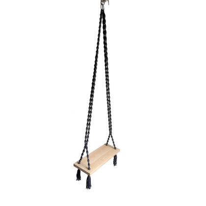 ЛЮЛКА FL620 С ДЪРВЕНА СЕДАЛКА, СИВА, 55X20X2СМ