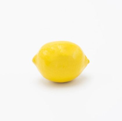 ДЕКОРАТИВЕН ЛИМОН, КЕРАМИЧЕН, ЖЪЛТА, 8.5x6x5см