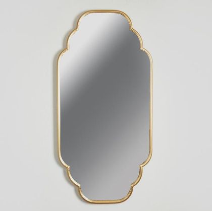 МЕТАЛНО ОГЛЕДАЛО ЗЛАТИСТО 61X3X122СМ