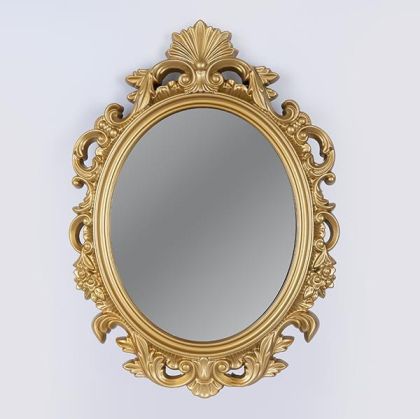 ОГЛЕДАЛО ПЛАСТМАСА ЗЛАТИСТО 73X53X4СМ