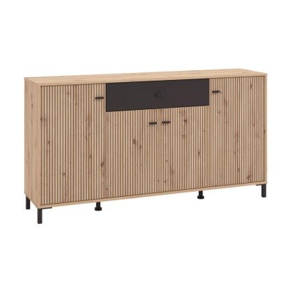 СКРИНОВЕ-БЮФЕТИ AVIGNON 170 4K1F4V ДЪБ-ЧЕРЕН ЦВЯТ 170X40X90СМ