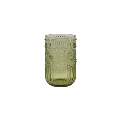 КОМПЛЕКТ ОТ 6 БР. ЧАШИ FL07 ЗЕЛЕН ЦВЯТ 8X13СМ