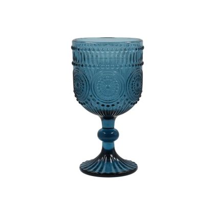 КОМПЛЕКТ ОТ 6 ЧАШИ FL09 СИН ЦВЯТ 9X17СМ