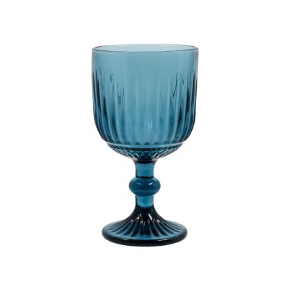 КОМПЛЕКТ ОТ 6 ЧАШИ FL855 СИН ЦВЯТ 9X17СМ