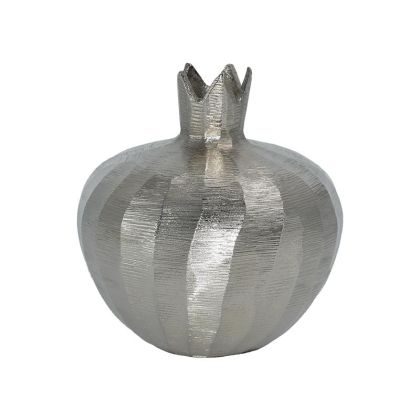 МЕТАЛНА ДЕКОРАТИВНА ФИГУРА НАР НИКЕЛОВ ЦВЯТ 12X13СМ