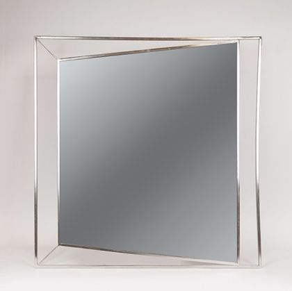 ОГЛЕДАЛО МЕТАЛНА РАМКА, ЗЛАТИСТО 90X2X90СМ