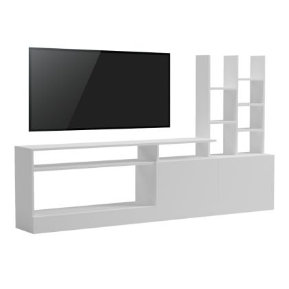 ТВ ШКАФ SERUNO В БЯЛО 170X25X100СМ