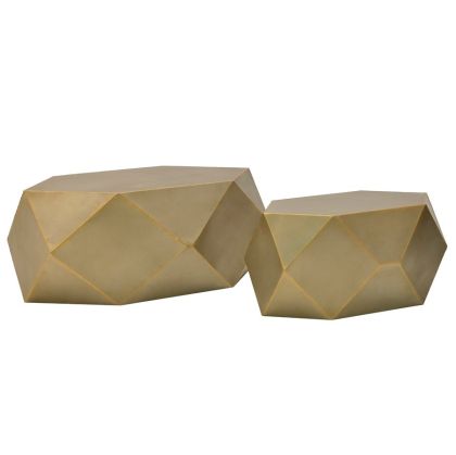 МАЛКА МЕТАЛНА МАСА GEOMETRIC GOLD АНТИЧНО ЗЛАТНО