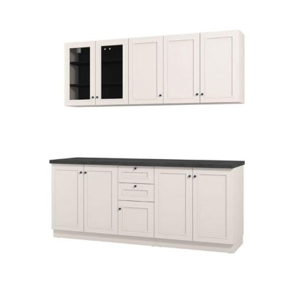 КУХНЕНСКИ КОМПЛЕКТ SAVOIA 200 КАШМИР-ЧЕРЕН 200X60X200СМ