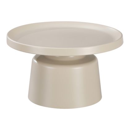 МЕТАЛНА ХОЛНА МАСА GINOZE В ЦВЯТ КАПУЧИНО, РАЗМЕРИ 70X38 СМ