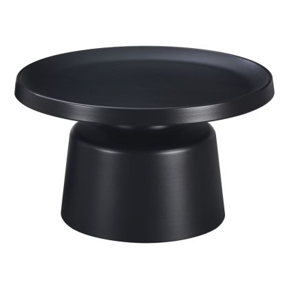 МЕТАЛНА ХОЛНА МАСА GINOZE В ЧЕРЕН ЦВЯТ D70X38СМ