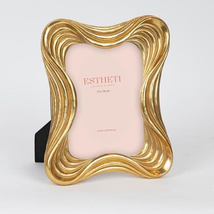 ФОТО РАМКА(13X18) ПОЛИРЕЗИН ЗЛАТНА 19.2X3.7X23СМ