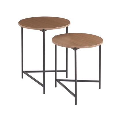 КОМПЛЕКТ ОТ 2 ПОМОЩНИ МАСИ FL6402 СВЕТЛО КАФЯВО 45X45X50СМ И 50X50X60СМ