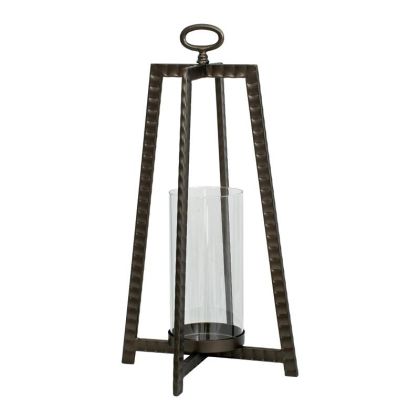 МЕТАЛЕН СВЕЩНИК FL271 ЧЕРЕН ЦВЯТ 30X30X56СМ