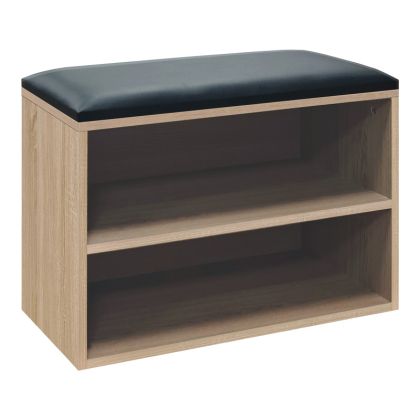 ТАБУРЕТКА С МЯСТО ЗА ОБУВКИ KIANA 4 ЧИФТА В ЕСТЕСТВЕН ЦВЯТ 60X32X44СМ