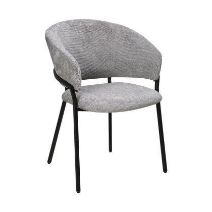 ФОТЬОЙЛ FL24116 СИВ ЦВЯТ НА ПЛАТ 58X62X83СМ