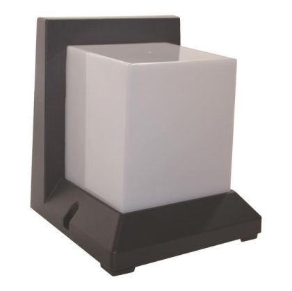 АПЛИК E27 190X166,5X166 IP54 СИВИ ARTE ILLUMINA