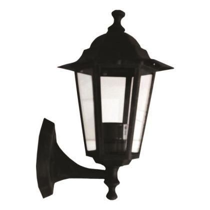 АПЛИК ШЕСТОЪГЪЛЕН АЛУМИНИЕВ ЧЕРЕН E27 ARTE ILLUMINA