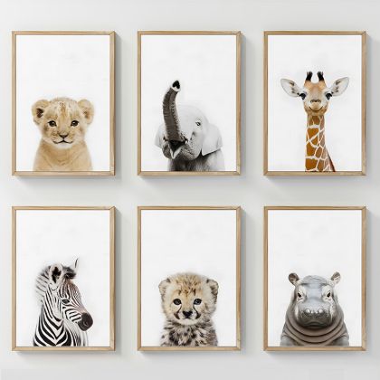 КАРТИНА LORIEL, ШЕСТ ПАНЕЛА С ДИГИТАЛЕН ПЕЧАТ, 33X1.5X48СМ