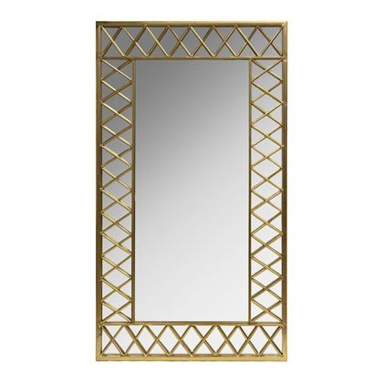 ОГЛЕДАЛО МЕТАЛ ЗЛАТИСТО 50X2.8X90СМ