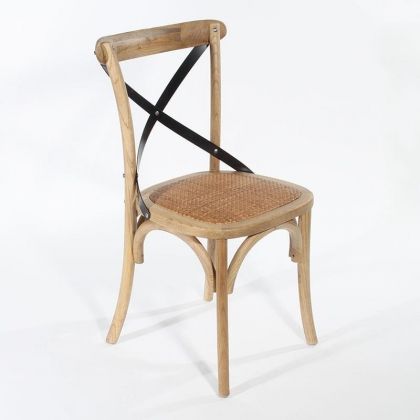 WOODEN CHAIR BISTRO IN ANTIQUE BROWN 45X42X88