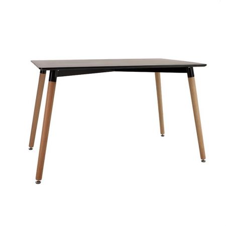 WOODEN TABLE IN BLACK COLOR 120X80X72