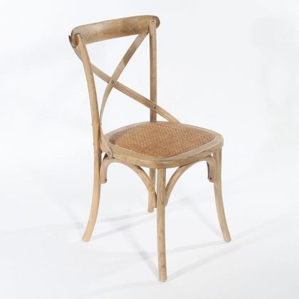 WOODEN CHAIR BISTRO IN NATURAL COLOR 45Χ42Χ87