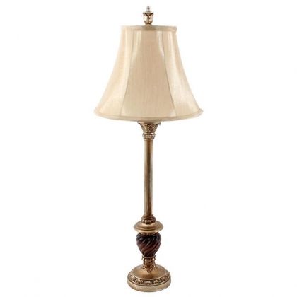 POLYRESIN TABLE LAMP 30Χ30Χ26/Η-81